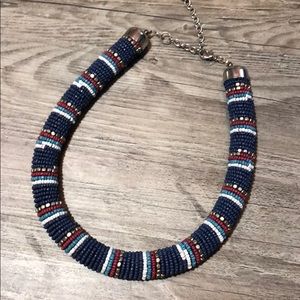 Vintage Spiral Beaded Necklace Perfect